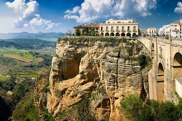 Private Day Trip to soaring over the abyss Ronda city & the white village Mijas