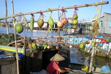 1-day Cai Be and Tan Phong floating market with cooking class (Small group)