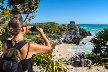 4 Places, 1 day: Tulum, Coba, Cenote & Playa del Carmen 