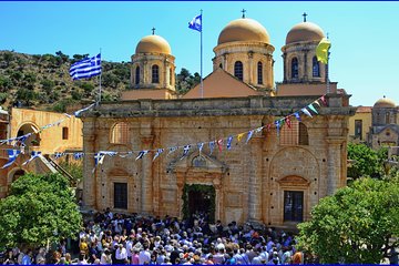 Agia Triada Monastery-Stavros beach-Venizelos Graves - Half Day Private Tour