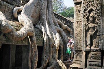 Guided Private Tuk Tuk Tour to Angkor Wat and Small Circle with Two Extras