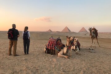 Private Tour Giza Pyramids, Memphis and Sakkara with Camel Ride 