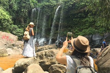 A day Trip To Phnom Kulen Park - Waterfall - Buddha - River Linga