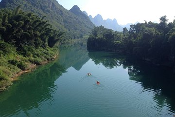 Kayaking Activity in Yangshuo Park, China