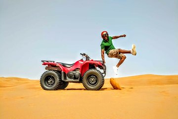 Sunset Camel Trek & Red Dunes Safari with BBQ at Al Khayma Camp From Dubai