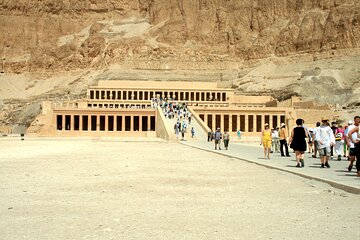 Visit to Edfu temple by train and Luxor west bank, lunch and Felucca