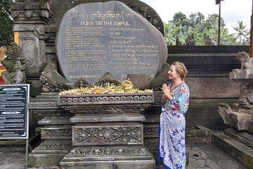 Ubud Tour : Monkey forest, Rice terrace, Water temple, Waterfall & Jungle Swing