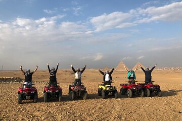 Desert Safari by ATV Bike Around the Pyramids