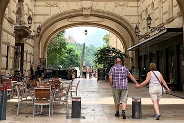 Budapest's Central Market Hall And Hosok Tere With A Local Host