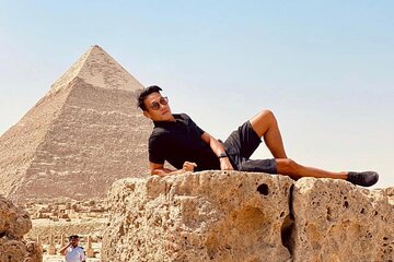 Small group tour Giza Pyramids and Saqqara with Camel Ride 