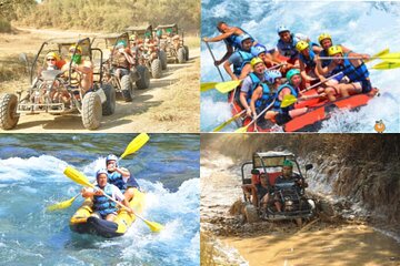 From Antalya, Alanya, Side: Buggy Safari & Rafting Tour