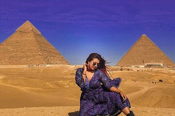 Horsepower Trip Giza Pyramids, Gem Museum, Inside pyramid,Camel 