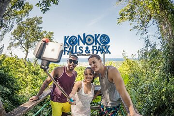 Blue Hole & Konoko Falls Park Combo Tour from Montego Bay