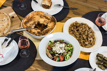 Greek Meze Cooking class and dinner with an Acropolis view