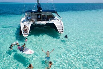 Puerto Morelos Secret Sandbar Catamaran Sail