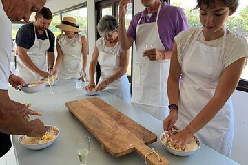 Family farm experience with olive oil vegetables limoncello and grandma's lunch