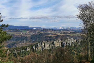 Full-Day Hiking in Bohemian Paradise Malá Skála near Prague