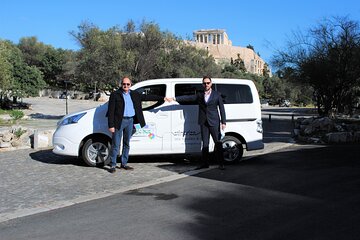 Athens Private Half-Day Green Tour by Electric Minivans