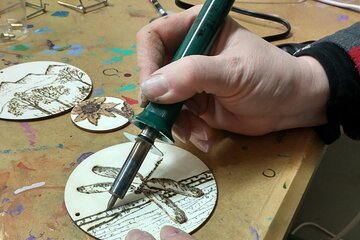 Pyrography Wood Burning Class