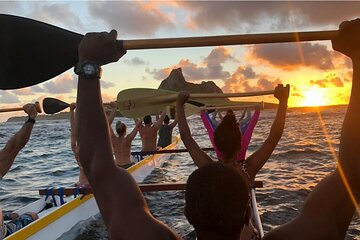 Hawaiian Canoe on Fernando de Noronha Island