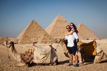 Private Tour to Giza Pyramids , Sphinx & Valley temple with Camel Ride