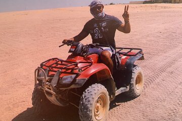 Private 5 Hours Safari by Quad Bike Hurghada + Camel ride