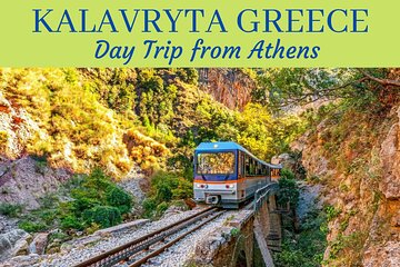 The Top Kalavryta, Rack Railway & Cave of Lakes Private Tour from Athens
