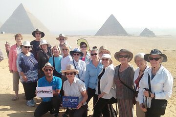 Private guided tour to Giza Pyramids & Saqqara as you never seen