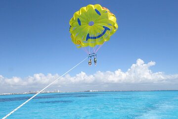 Cancun Seaside Parasailing and Maya Ruins Combo
