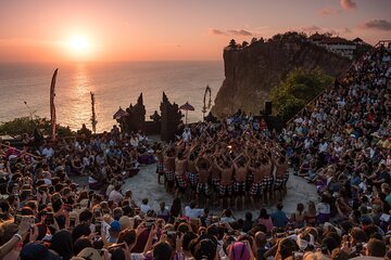 Uluwatu Cliff Temple sunset Tour with Kecak Show and Sea Food Dinner at Jimbaran Beach