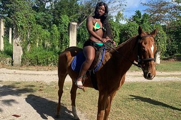 Horseback Riding/River Tubing or Rafting/Blue Hole Private Tour 