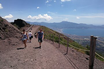 Shore excursion Vesuvius and Pompeii site.