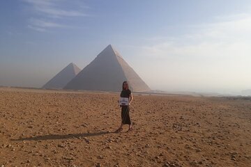 Cairo: Pyramids, Memphis, Sakkara day trip at no extra cost.