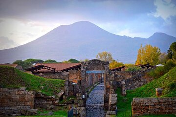 Full-Day Tour in Pompeii, Herculaneum and Vesuvius with Lunch