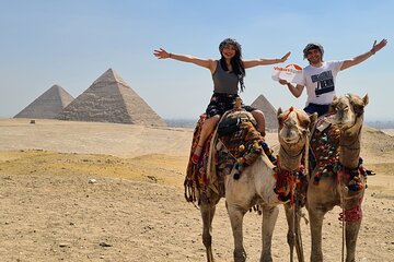Pyramids of Giza and Sphinx trip