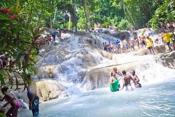 Dunns River Falls And Blue Hole Secret Falls Combine Tour From Montego Bay