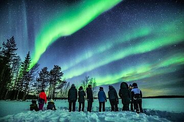 Rovaniemi Northern Light Hunt with Campfire and BBQ with Transfer