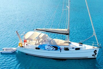 Private sailing trip to Kallithea Thermes Bay and Antony Quinn Bay.