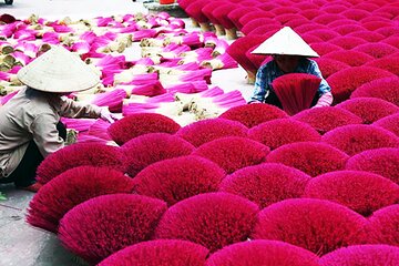 Handmade Incense Making Activity in local village from Hanoi