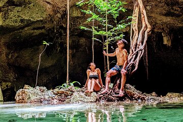 Private Magical Cave Cenotes Exploration in Tulum