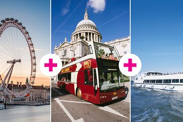 The Big Day out - London Eye Ticket, London Hop-on Hop-Off Tour & River Cruise