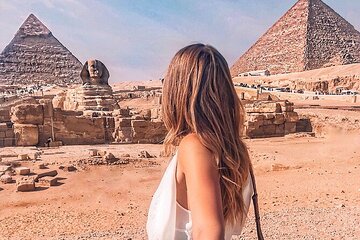 Private Day Tour to Giza Pyramids, Sphinx & Saqqara + Luxury Nile Dinner Cruise