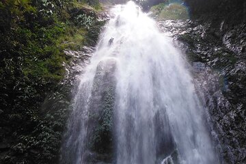 Canyoning Cascada El Tagual Waterfall 80 meters