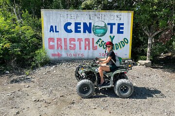 Tulum Area Guided ATV/Scooter Tour 2 Cenotes Snorkel/Swim + Jungle Cantina Lunch