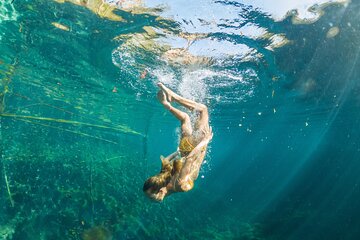 SUPER Tour Kaan Luum Lagoon, 2 different Cenotes & Playa Paraiso. Lunch included