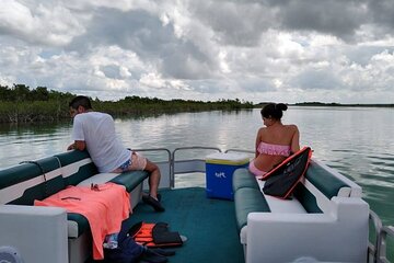 Amazing 7 Colors Lagoon at Bacalar Tour! Riviera Maya Round Transportation 