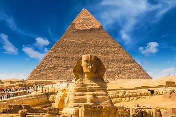 Full Day to Giza Pyramids, Saqqara, Dahshur with entrance, transportation, lunch