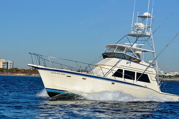 Deep sea fishing charters in Fort Lauderdale aboard 52' Hatteras