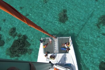 Catamaran FullDay Guided Tour to Ile aux Cerfs from Pointe Jerome