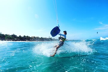 Private Kitesurfing Lessons in Tulum with a Private Beach Access 3hrs